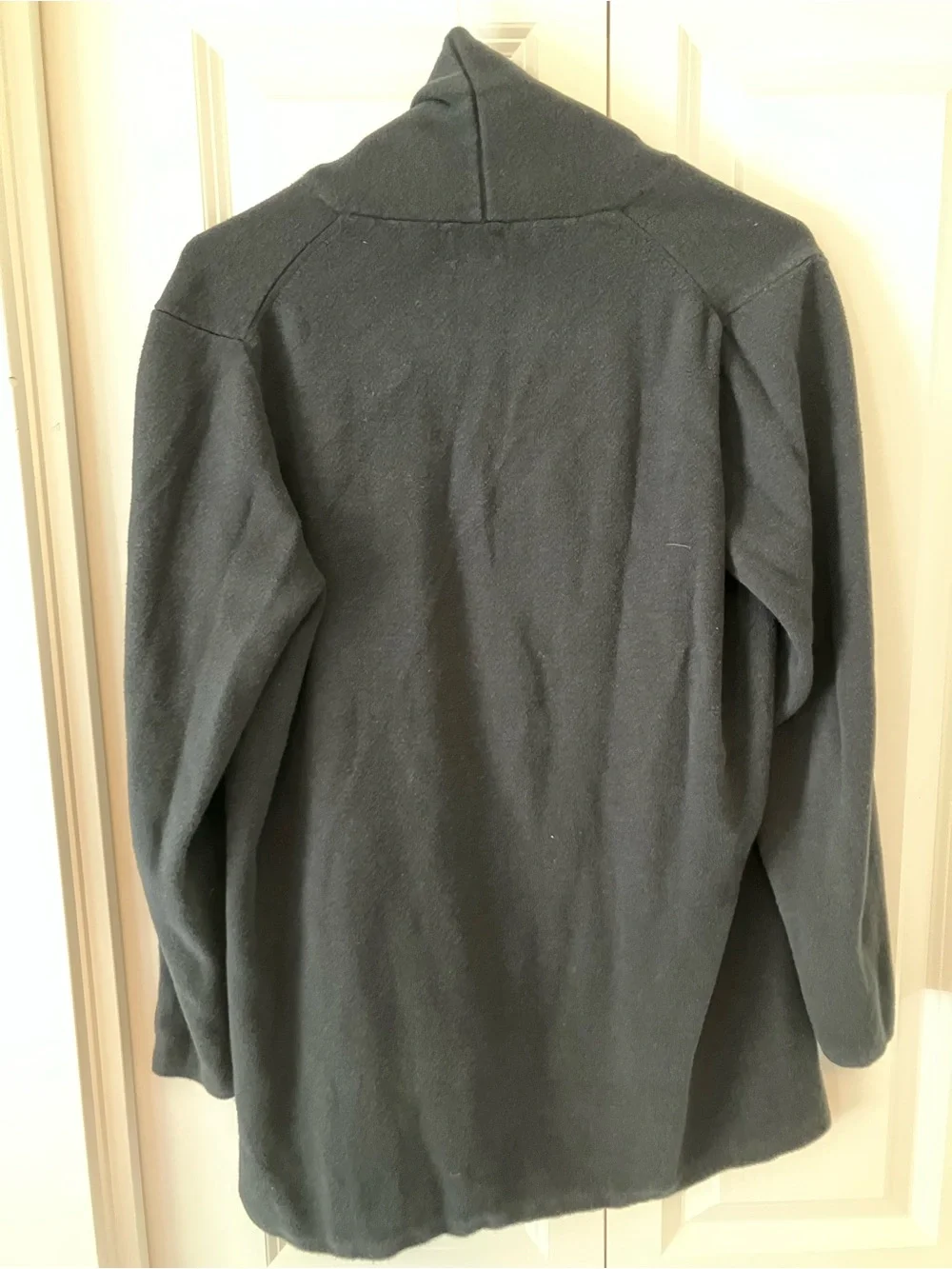 J. Crew Black Open-Front Blazer Cardigan